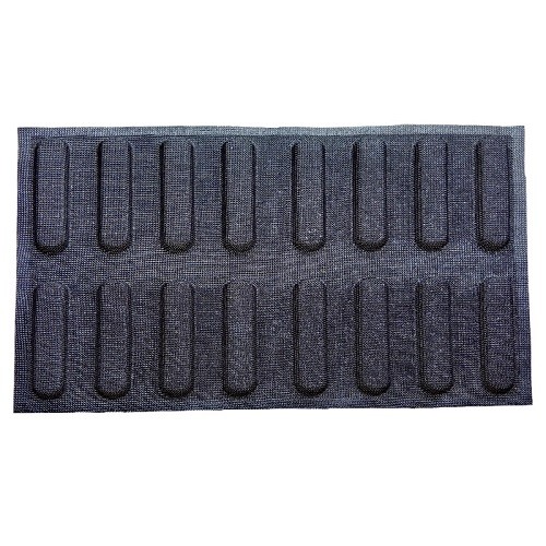 16 cavities silicone fiberglass baguette baking mold 