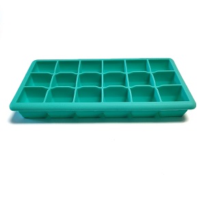 18 cavities mini square 3cm silicone ice cube tray