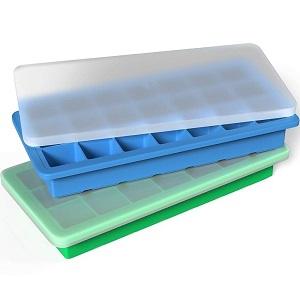 21 cavities mini square silicone ice cube tray