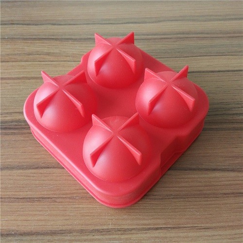 4 cavities silicone ice ball mould