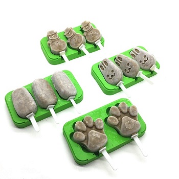 BPA free silicone DIY ice cream popsicle mold
