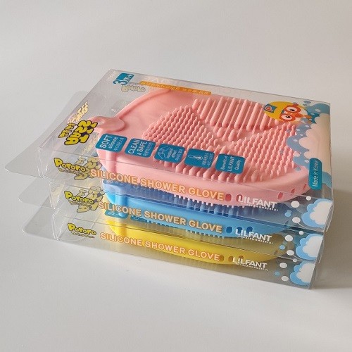 Baby bath massage brush silicone soft shower cleaning brush