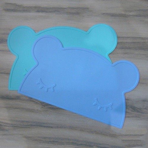 Bear shape silicone baby place mat
