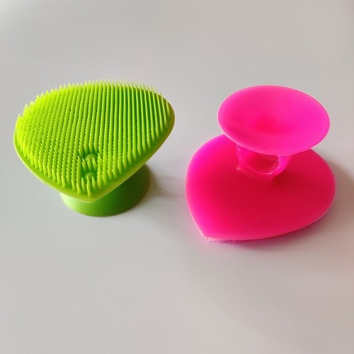 Cosmetics promotional gift various shapes silicone face cleaning brush