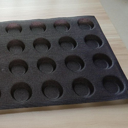 Custom logo silicone fiberglass bread baking mold