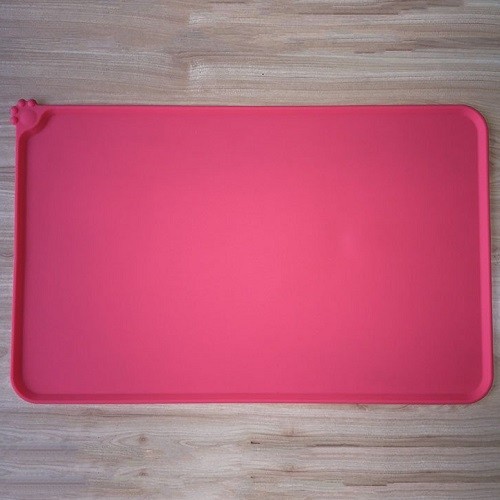 Custom logo silicone pet food mat
