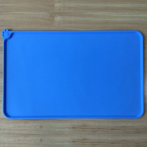 Custom logo silicone pet food mat