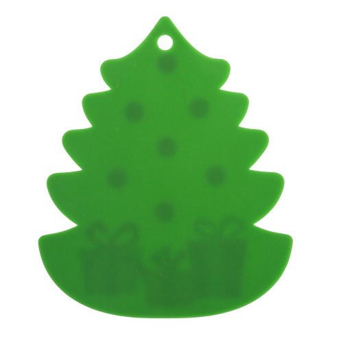 Custom print christmas tree silicone pot mat holder