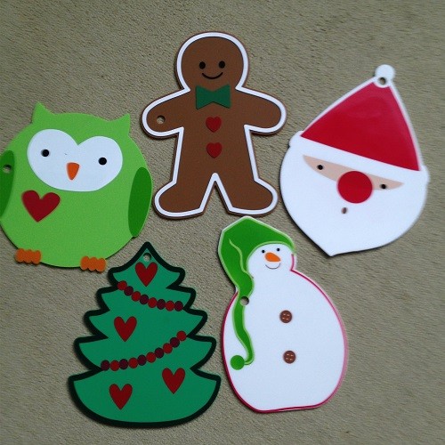 Custom print christmas tree silicone pot mat holder
