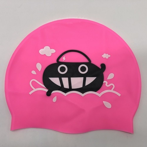 Custom print logo silicone swin cap