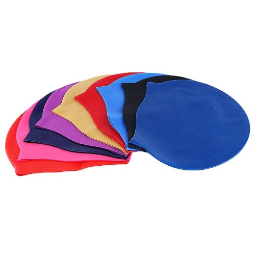 Custom print logo silicone swin cap