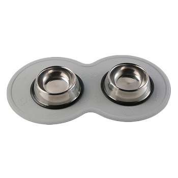 Food grade silicone pet feeding mat dog bowl mat
