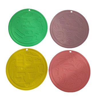 Heat resistant silicone pot mat