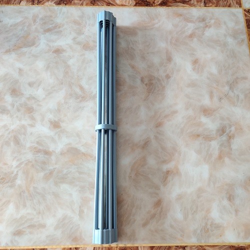 Multipurpose silicone over the sink roll up dish drying rack