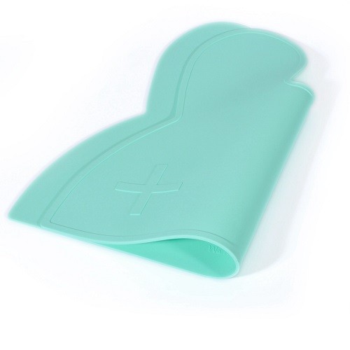 Rabbit shape silicone baby placemat 