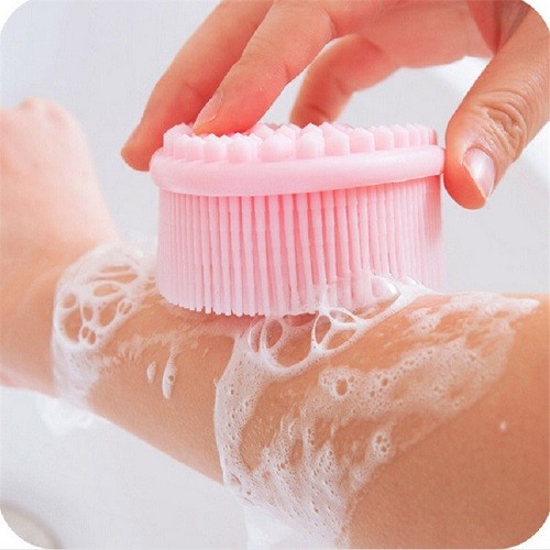 Silicone body massage bath brush