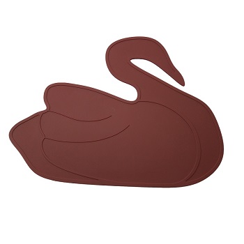 Swan Whale shapes non-slip silicone baby placemat