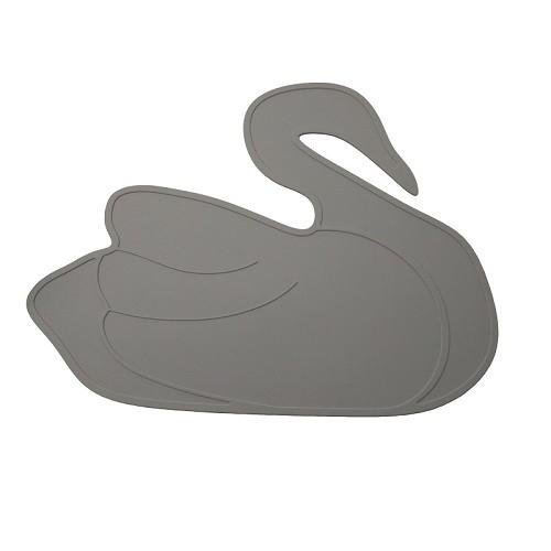 Swan Whale shapes non-slip silicone baby placemat
