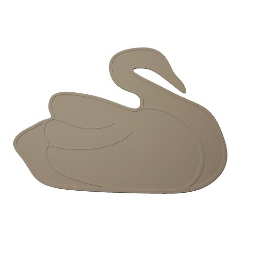 Swan Whale shapes non-slip silicone baby placemat