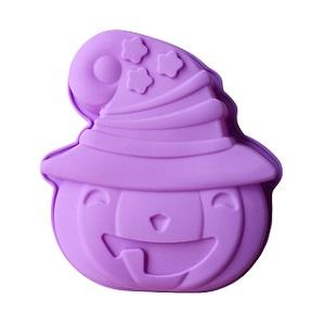 Hot diy Hallowmas Pumpkin Head Silicone Cake Mold 