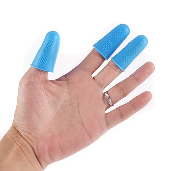 Heat resistant silicone finger protector cover
