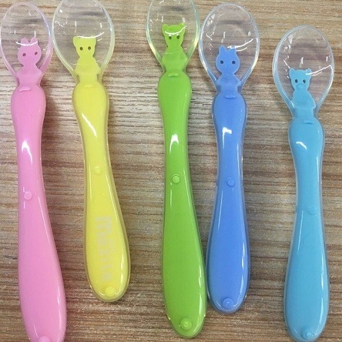 New arrival rabbit bear designs silicone baby spoon