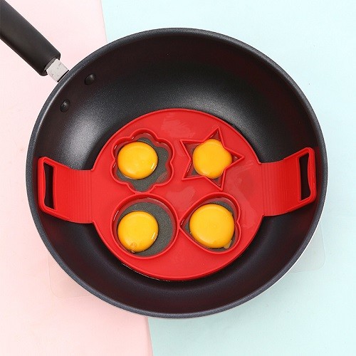 Various shapes silicone egg frying pancake mould