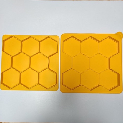 Silicone hamburger press patty freezer mould
