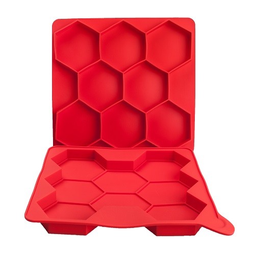 Silicone hamburger press patty freezer mould