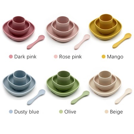 silicone tablewares for baby