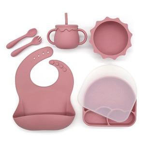 Silicone tableware set for toddlers
